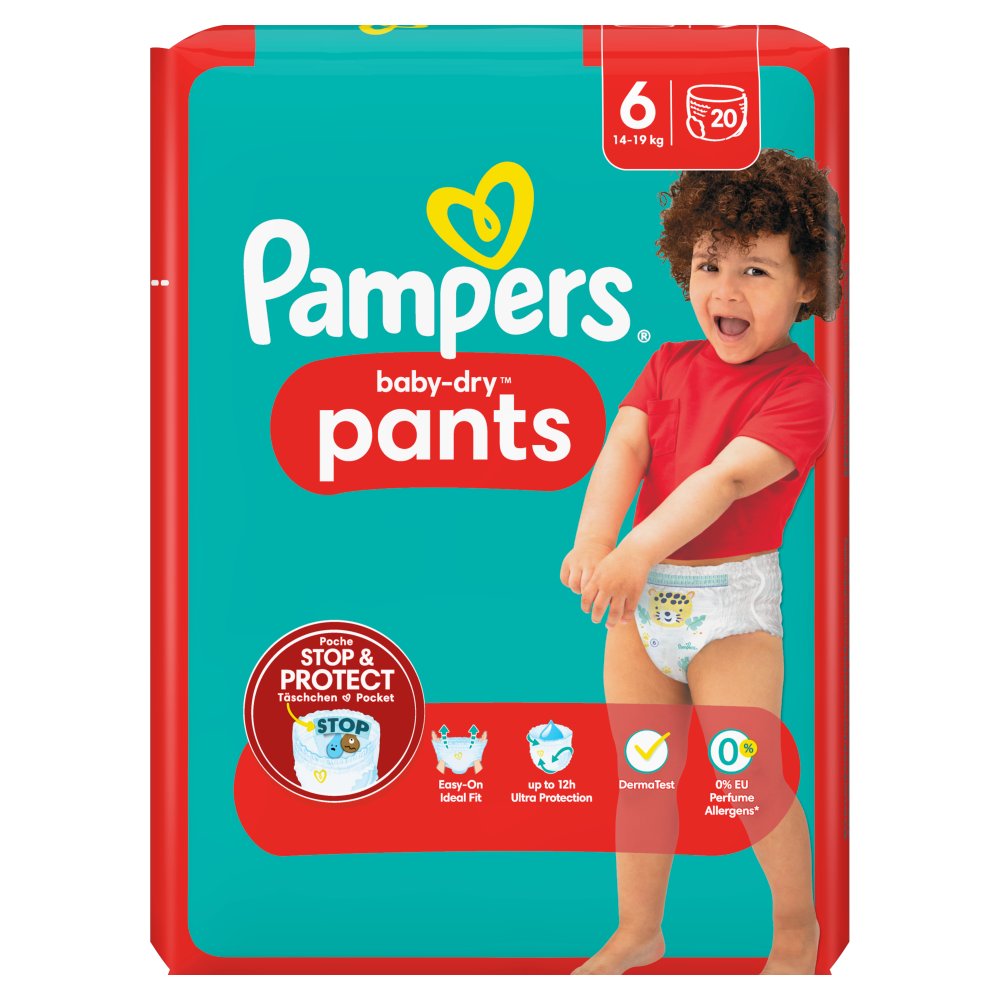 Fabrikant Airco Veronderstellen Pampers Baby-Dry Pants Luierbroekjes Maat 6, 20 Luiers