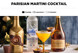 Parisian Martini cocktail